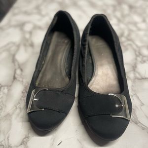 Impo Strech Black Loafers buckle